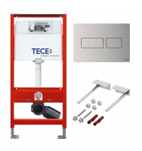 9300434 TECE Комплект инсталляции TECEprofil 9300434 (9.300.434) с клавишей TECEsolid нержавеющая сталь (сатин)