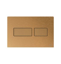 9240436 TECE Панель смыва TECEsolid 9240436, латунь с текстурой ромбы