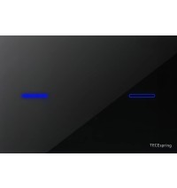 S249702 TECE Стеклянная панель смыва TECEspring lux, черная глянцевая