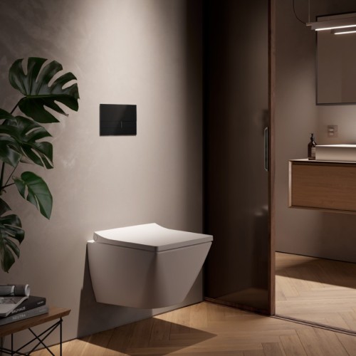 Фото S240851 Панель смываTECEspring  square акриловая, черная