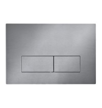 S240501 TECE Металлическая панель смыва для унитаза TECEspring S, нержавеющая сталь, сатин, покрытие против отпечатков пальцев