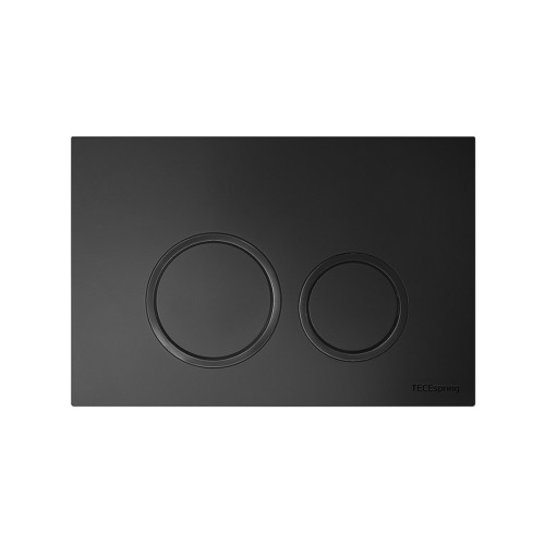 Фото 9940104 TECEspring R Панель смыва с круглыми кнопками черный матовый