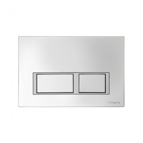 Фото 9940201 TECEspring V Панель смыва с прямоугольными кнопками хром глянцевый