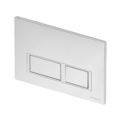 Фото 9940201 TECEspring V Панель смыва с прямоугольными кнопками хром глянцевый