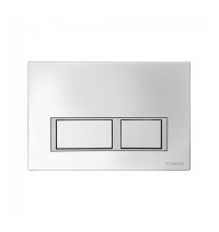 9940201 TECE TECEspring V Панель смыва с прямоугольными кнопками хром глянцевый