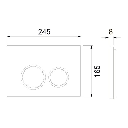 Фото S240610 TECEspring Панель смыва TECEspring loop песочно-бежевый