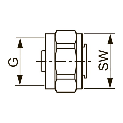 Фото 713316S TECEspring AX Концовка разборная 3/4
