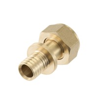 767578S TECE TECEspring AX Соединение прямое с накидной гайкой латунь 16 x 1/2