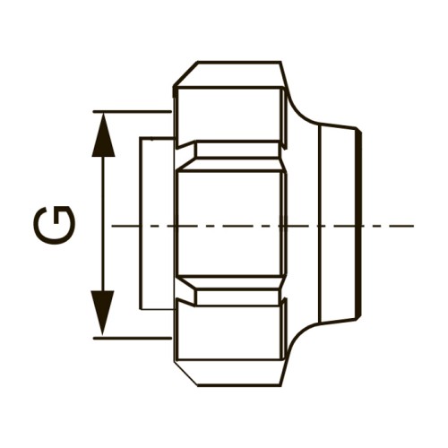 Фото 8740439S TECEspring AX, Концовка разборная для присоединения медных трубок, 3/4 Ek x 15 мм