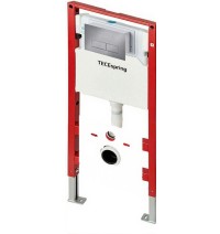 S300501 TECE Комплект TECEspring, панель смыва с прямоугольной клавишей, нержавеющая сталь сатин, с покрытием против отпечатков пальцев