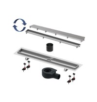 15103069 TECE TECElinus для монтажа дренажного канала 2 в 1 - с основой для плитки 