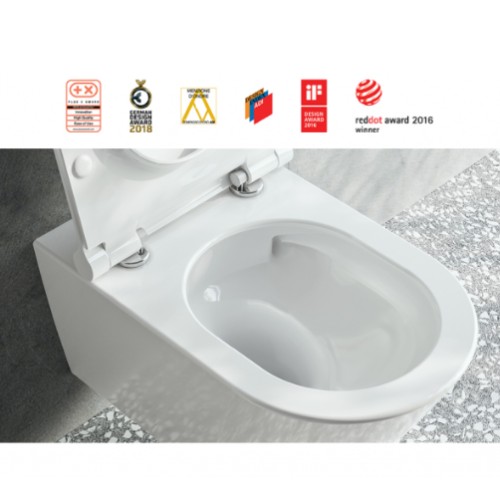 Фото  Комплект инсталляция TECE base 9400412 с подвесным унитазом Catalano Italy с сиденьем микролифт (смыв торнадо)