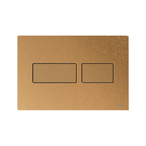 Фото 9400436 Инсталляция для унитаза TECE base kit 9400436, клавиша solid латунь с текстурой ромба